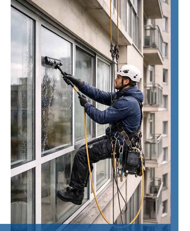 Мойка балконного остекления в Воркуте от 3598 р. | ВЫСОТНИК-Врк