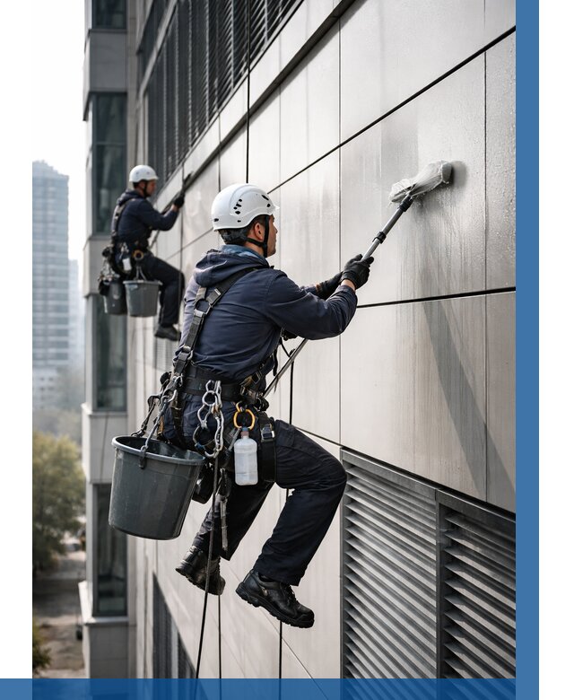 Мойка вентилируемого фасада в Воркуте от 257 р. | ВЫСОТНИК-Врк