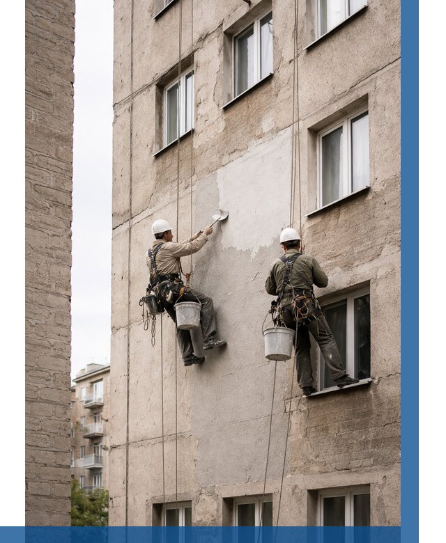 Косметический ремонт фасада в Воркуте от 1131 р. | ВЫСОТНИК-Врк