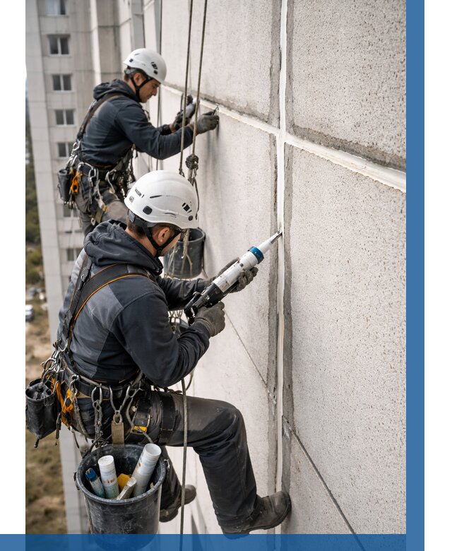 Герметизация межпанельных швов в Воркуте от 720 р. | ВЫСОТНИК-Врк