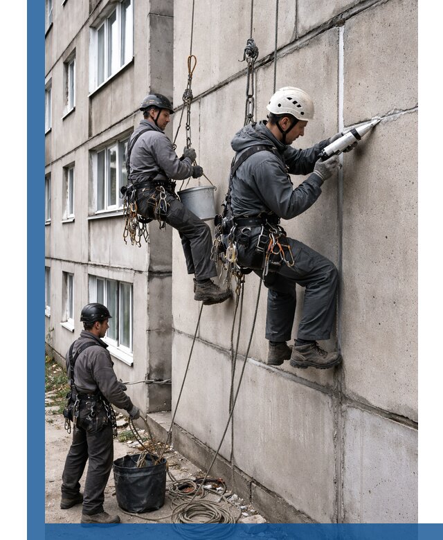 Герметизация межпанельных швов в Воркуте с гарантией герметичности