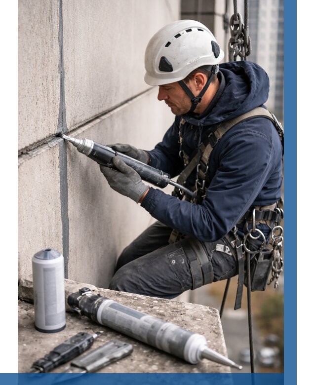 Вторичная герметизация швов в Воркуте от 463 р. | ВЫСОТНИК-Врк