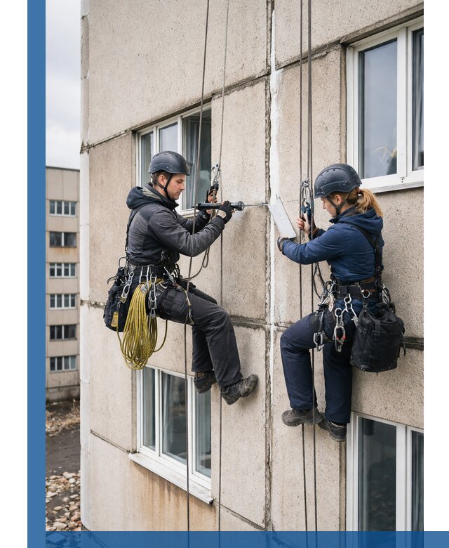 Герметизация межпанельных швов тёплым швом в Воркуте