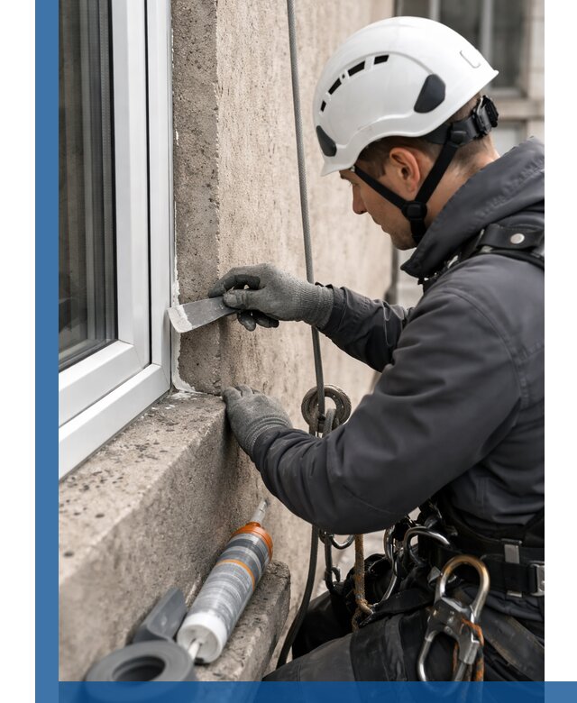 Герметизация монтажных швов окон в Воркуте с гарантией качества