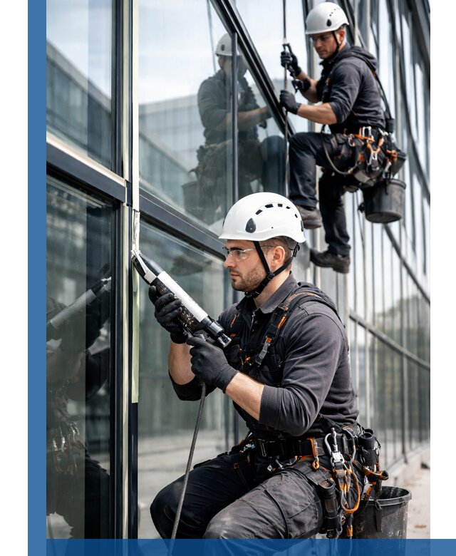 Герметизация витражных швов в Воркуте для зданий и фасадов