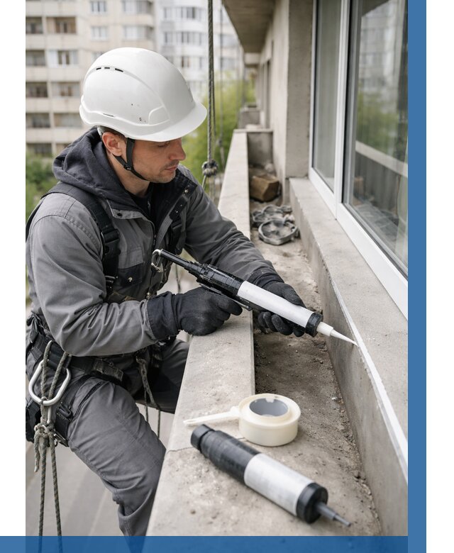 Герметизация швов лоджии в Воркуте от 4626 р. | ВЫСОТНИК-Врк