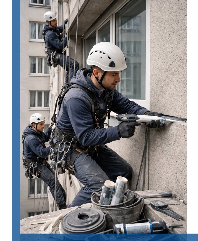 Герметизация швов лоджии в Воркуте профессионально и надежно