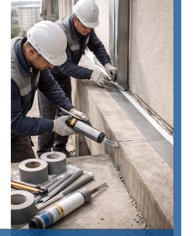 Герметизация примыкания балкона в Воркуте от 4626 р. | ВЫСОТНИК-Врк