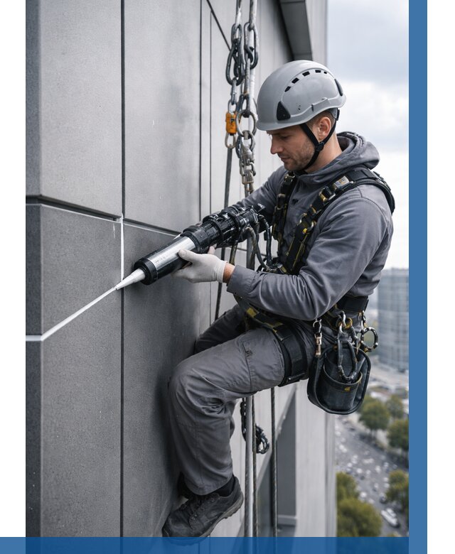 Герметизация стыков фасадных панелей в Воркуте от 6683 р.| ВЫСОТНИК-Врк