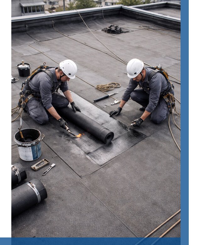 Ремонт мягкой кровли под ключ в Воркуте от 720 р. | ВЫСОТНИК-Врк