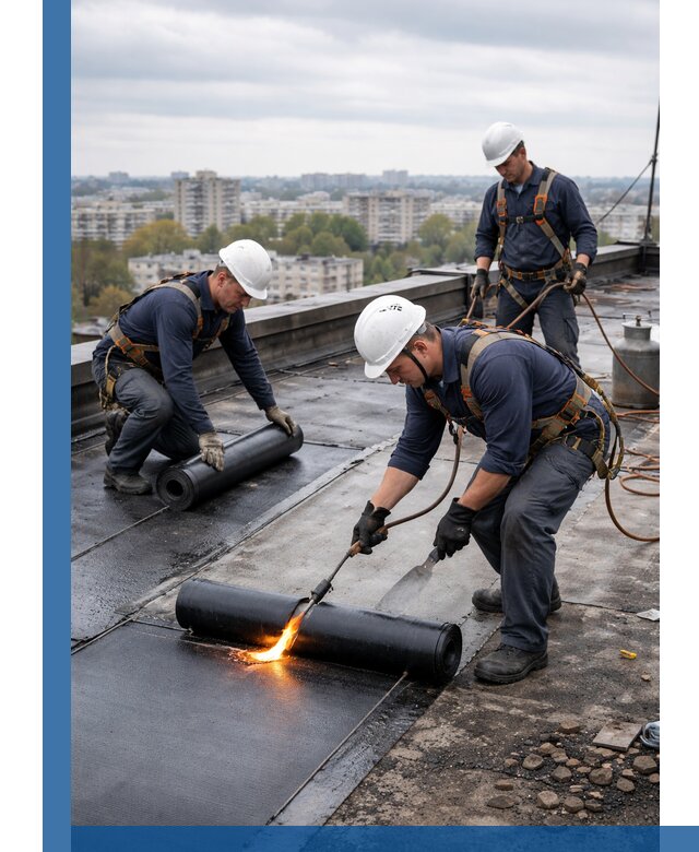 Ремонт наплавляемой кровли в Воркуте качественно и надежно