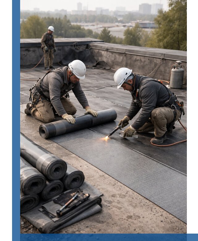 Монтаж мягкой кровли в Воркуте профессионально и надежно