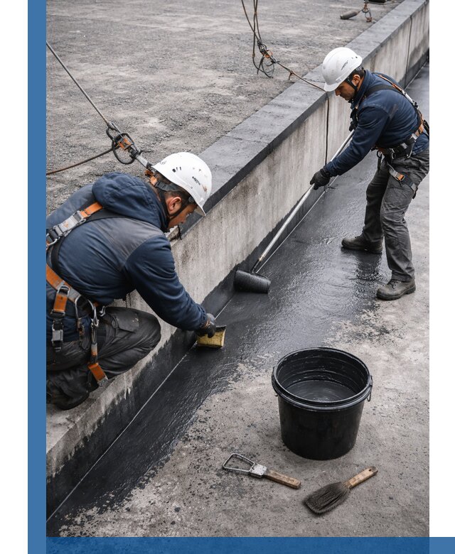 Гидроизоляция кровли жидкой резиной профессионально в Воркуте