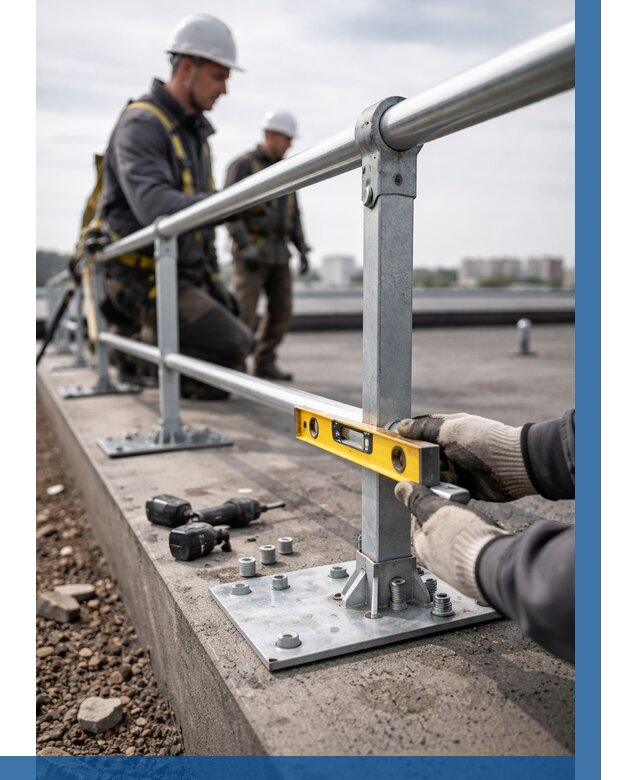 Монтаж кровельного ограждения в Воркуте от 1234 р. | ВЫСОТНИК-Врк