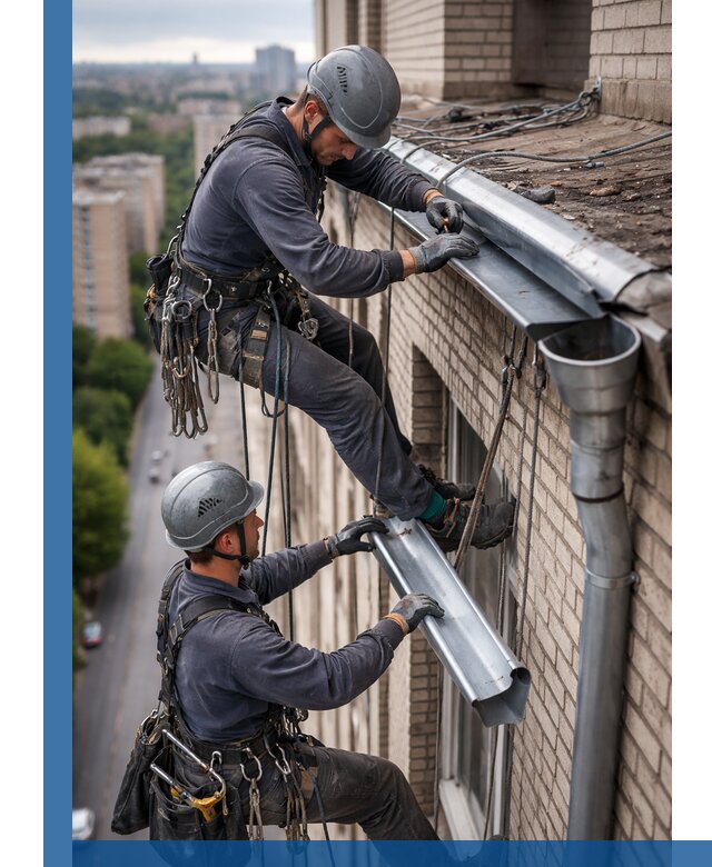 Ремонт водосточных желобов в Воркуте, быстро и качественно