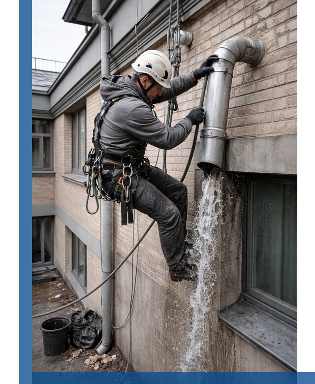 Профессиональная прочистка водосточных труб в Воркуте с гарантией