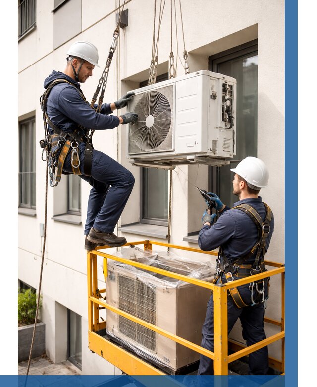 Демонтаж внешнего блока кондиционера в Воркуте от 3598 р. | ВЫСОТНИК-Врк