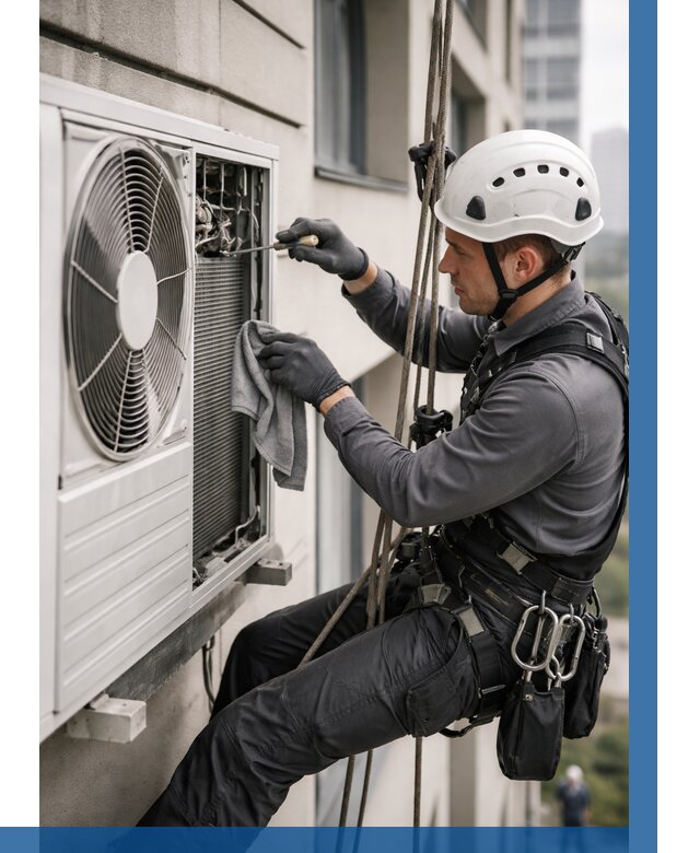 Обслуживание внешнего блока кондиционера в Воркуте от 2776 р.ВЫСОТНИК-Врк