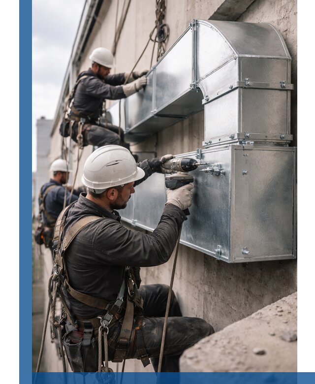 Профессиональный монтаж вентиляционных коробов в Воркуте под ключ