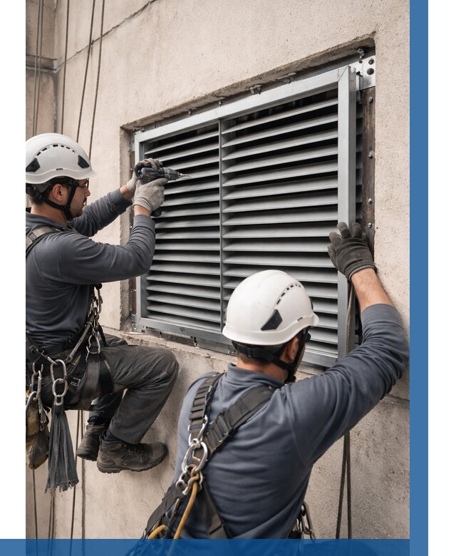 Монтаж вентиляционных решеток в Воркуте от 4626 р. | ВЫСОТНИК-Врк