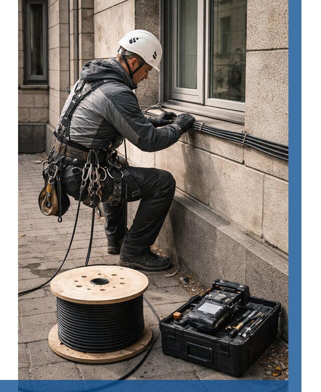 Прокладка оптоволоконного кабеля в Воркуте от 822 р. | ВЫСОТНИК-Врк