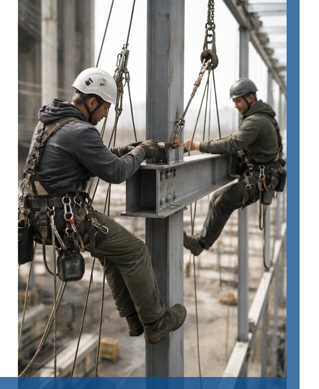 Монтаж металлоконструкций на высоте в Воркуте от 3598 р. | ВЫСОТНИК-Врк