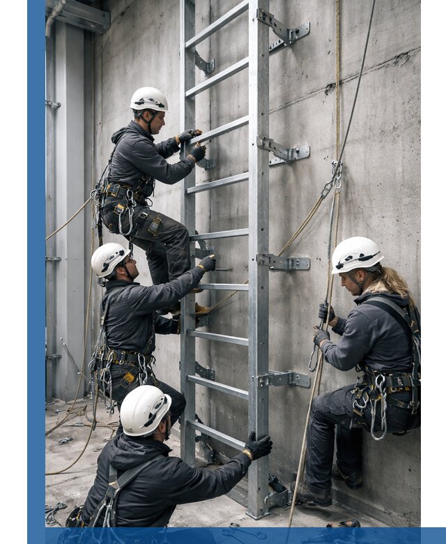 Монтаж металлических лестниц в Воркуте под ключ со гарантией