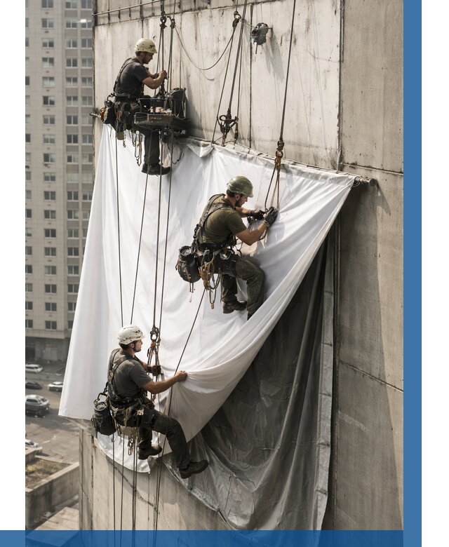 Замена баннерного полотна в Воркуте от 6683 р. | ВЫСОТНИК-Врк—заказать