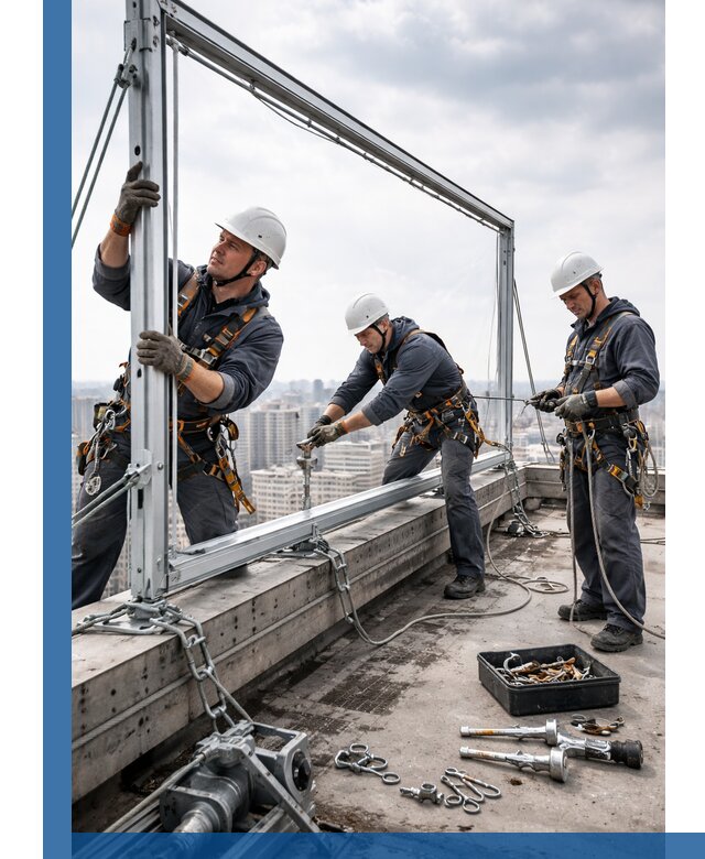 Монтаж крышных рекламных конструкций под ключ в Воркуте