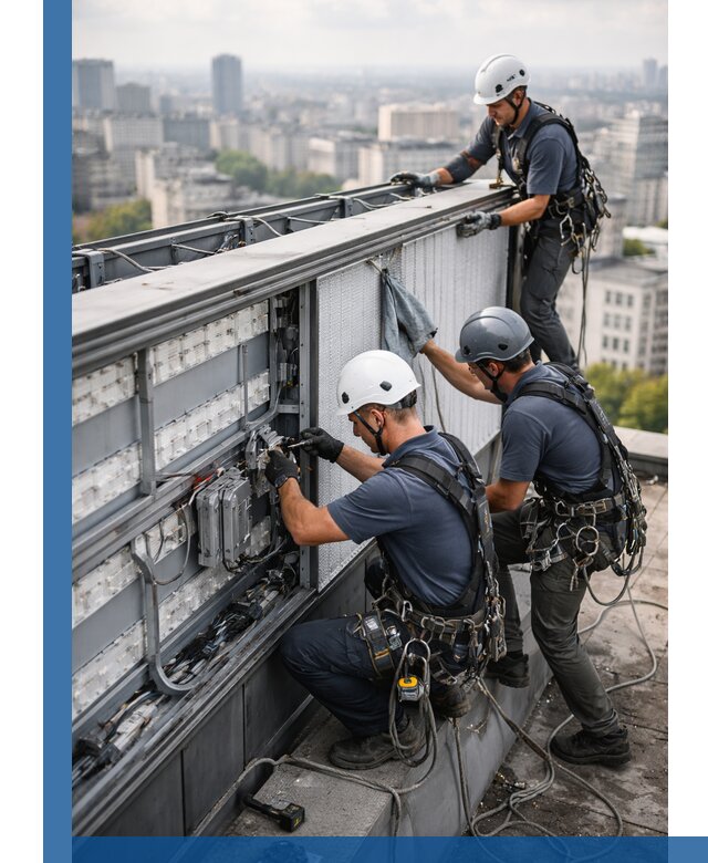 Профессиональное обслуживание крышной рекламы в Воркуте под ключ