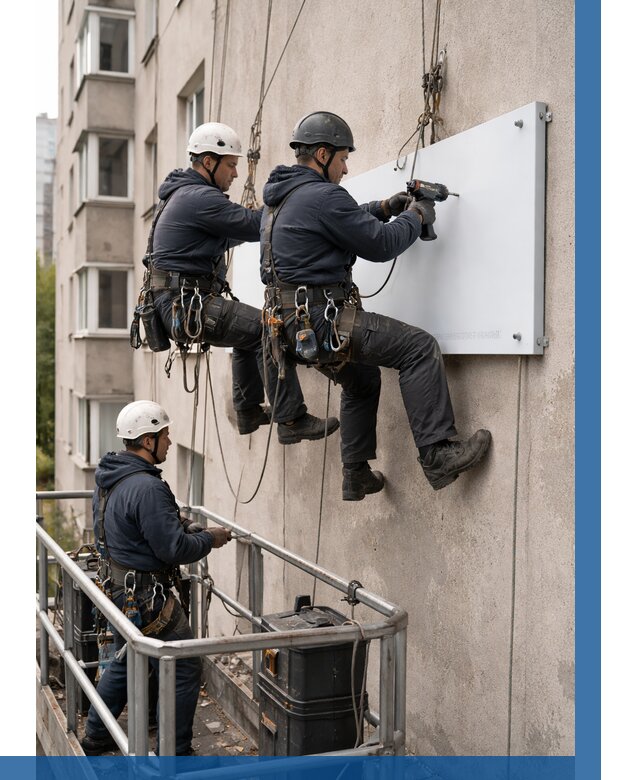 Монтаж табличек и указателей в Воркуте от 3598 р. | ВЫСОТНИК-Врк