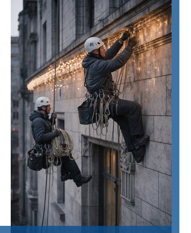 Монтаж новогодней иллюминации в Воркуте от 8739 р. | ВЫСОТНИК-Врк