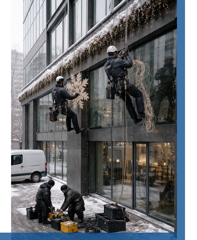 Демонтаж новогоднего оформления в Воркуте от 5655 р. | ВЫСОТНИК-Врк