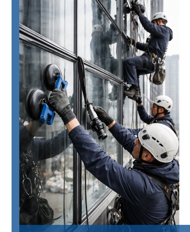 Радиусное остекление фасадов под ключ в Воркуте с гарантиями