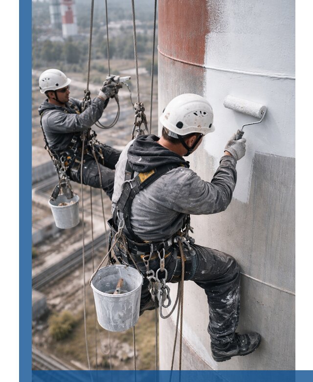 Покраска дымовых труб в Воркуте: антикоррозийная защита и восстановление