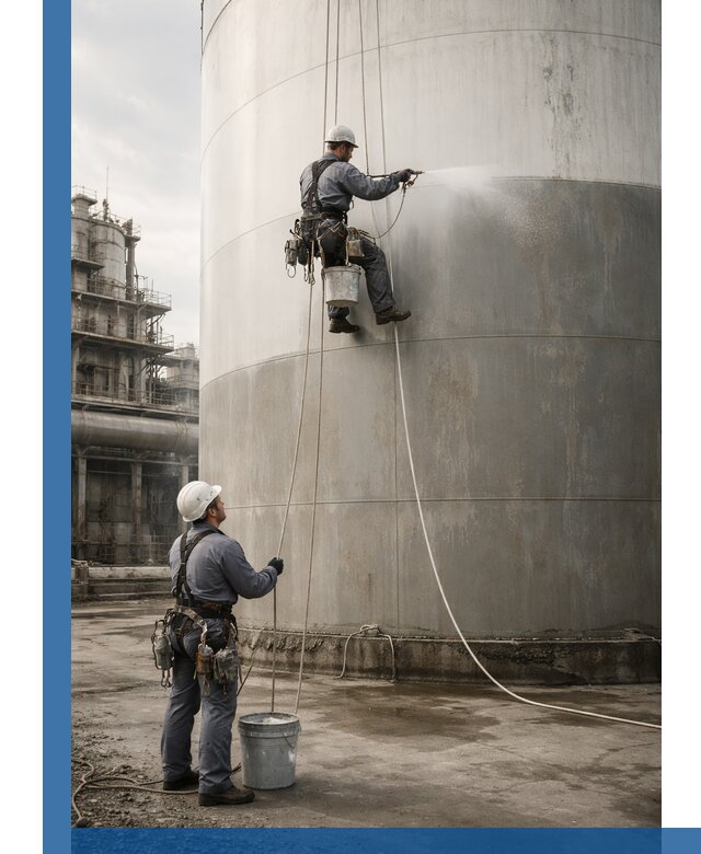 Покраска стальных резервуаров и емкостей в Воркуте профессионально