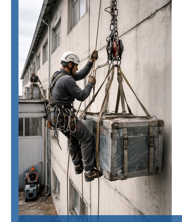 Подъем грузов на высоту в Воркуте для промышленных объектов