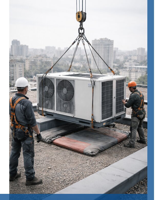 Подъем груза на крышу в Воркуте от 5141 р. | ВЫСОТНИК-Врк заказать