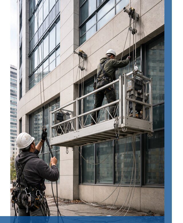 Монтаж и подъем фасадной люльки в Воркуте от 12337 р. | ВЫСОТНИК-Врк