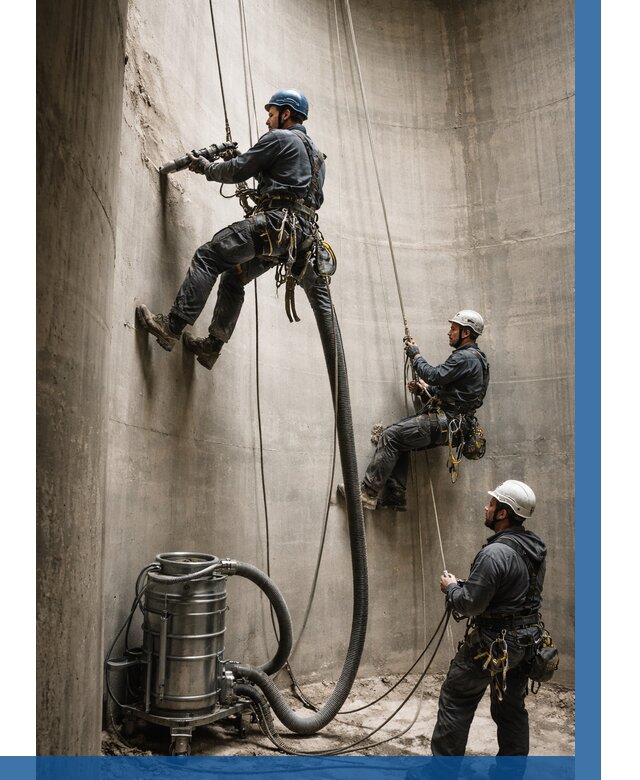 Зачистка силосов в Воркуте от 4626 р. Договор и смета ВЫСОТНИК-Врк