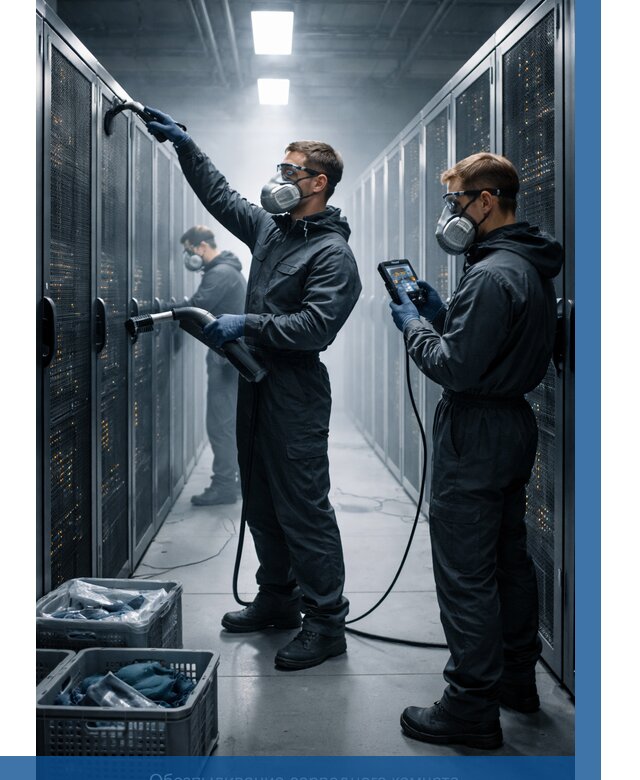 Обеспыливание серверной комнаты в Воркуте от 4626 р. | ВЫСОТНИК-Врк