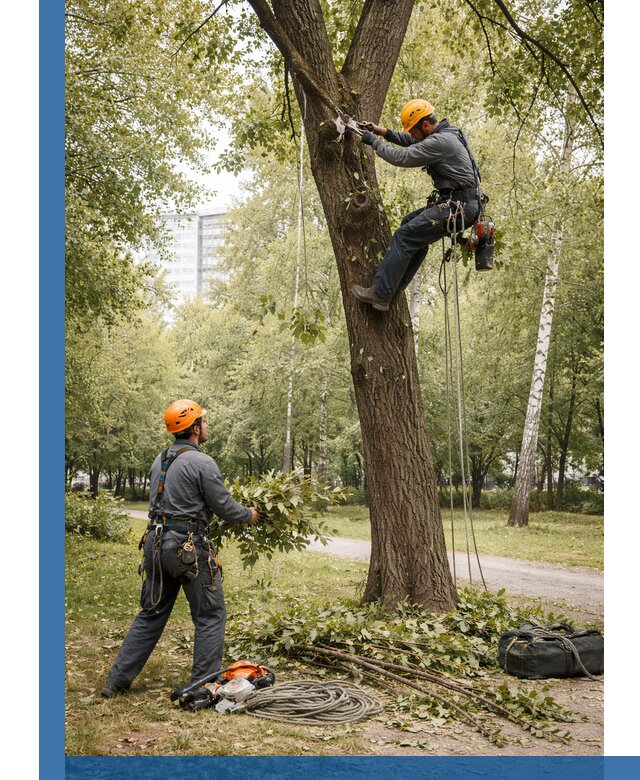 Санитарная обрезка деревьев в Воркуте, профессионально и безопасно