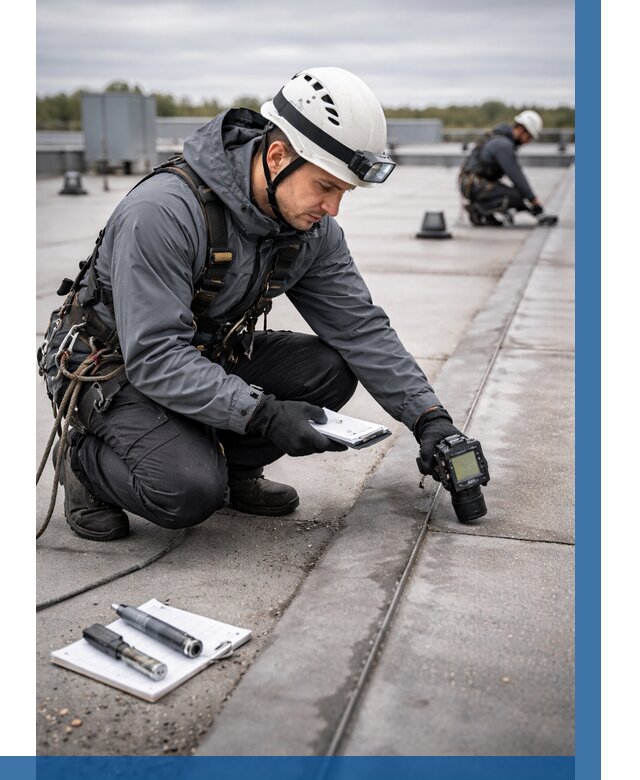 Обследование кровли на протечки в Воркуте от 4626 р. | ВЫСОТНИК-Врк