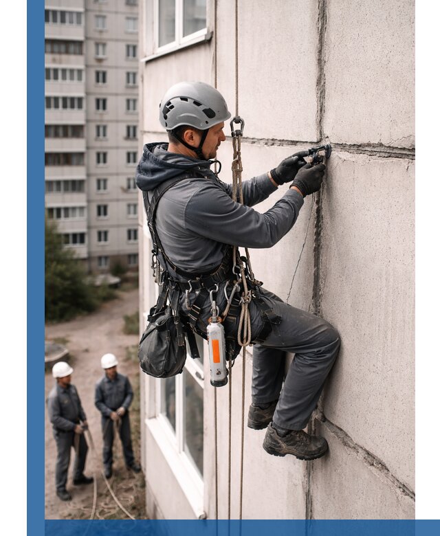 Обследование межпанельных швов и герметизация в Воркуте