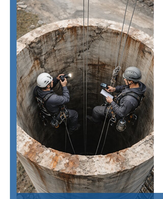 Обследование дымовой трубы: диагностика и оценка состояния в Воркуте