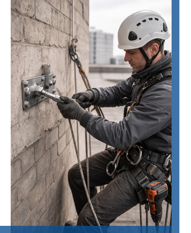 Установка анкерных точек в Воркуте от 3598 р. | ВЫСОТНИК-Врк