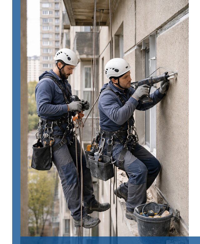 Промышленные альпинисты высотные работы и монтаж в Воркуте